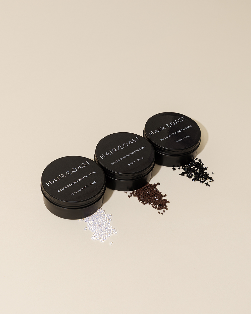 Billes de kératine italienne