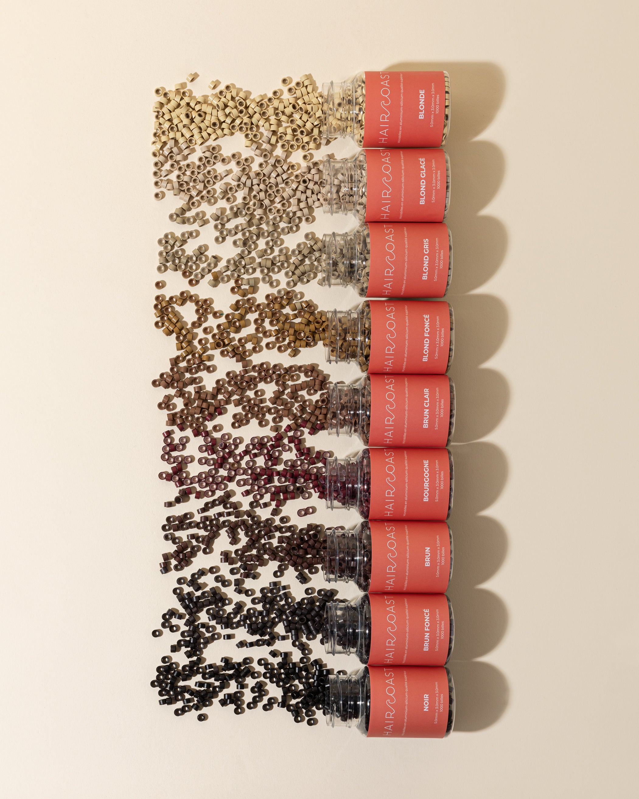 Nouveaux produits chez Haircoats Extensions : Billes pour extensions capillaires