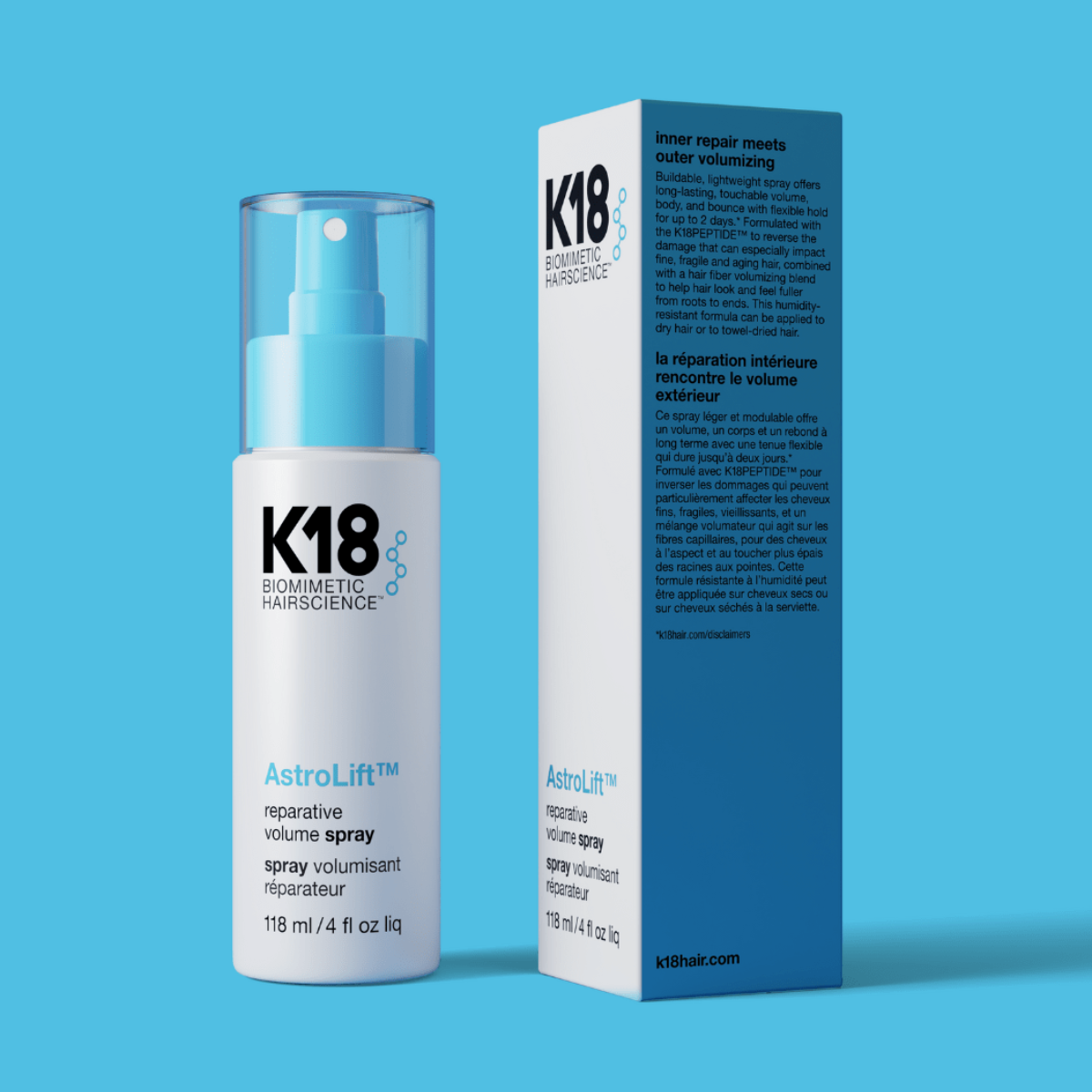 Astrolift Volumizing Repair Spray 118ml K18